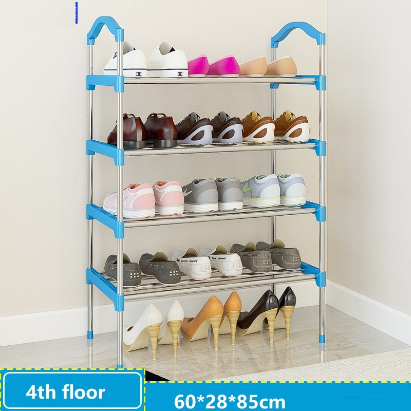 Canvas standing shoe rack shoes